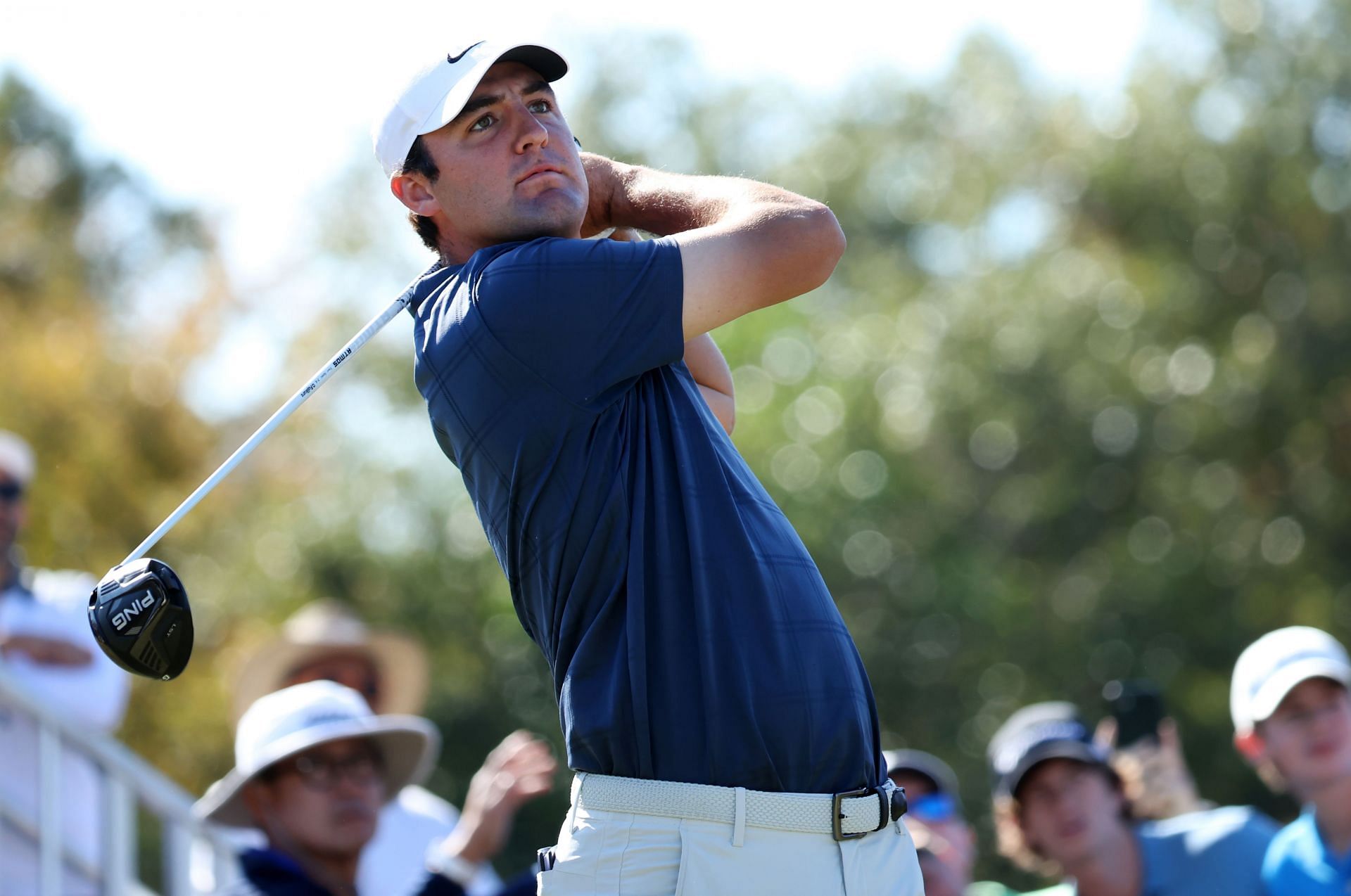 Scottie Scheffler at the 2021 Houston Open (Source: Getty)